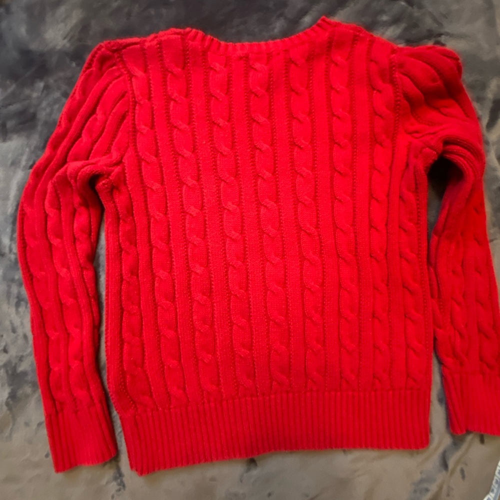 Polo by Ralph Lauren Vibrant Red Crewneck Sweater - Picture 6 of 6